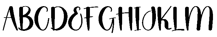Vintage Minimalist Font UPPERCASE