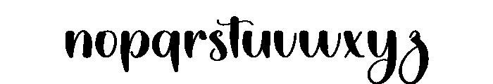 Vintage Minimalist Font LOWERCASE
