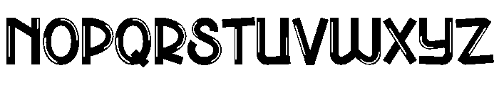 Vintage Night Font LOWERCASE