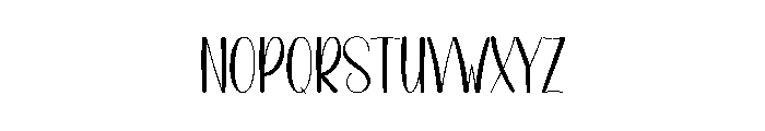 Vintage Notebook Font UPPERCASE