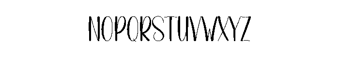 Vintage Notebook Font LOWERCASE
