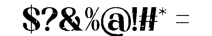 Vintage Praise Regular Font OTHER CHARS