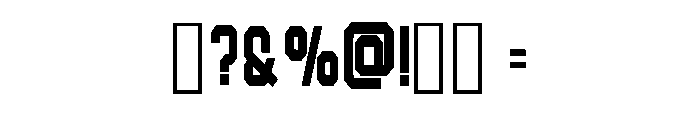 Vintage Project Regular Font OTHER CHARS