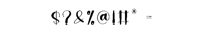 Vintage Quincy Font OTHER CHARS