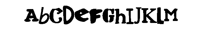 Vintage Random Letters  Regular FONT