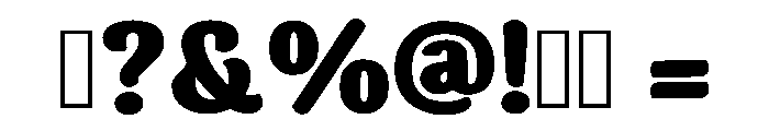 Vintage Record Regular Font OTHER CHARS