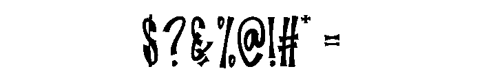 Vintage Remember Font OTHER CHARS