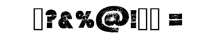 Vintage Round Up Regular Font OTHER CHARS