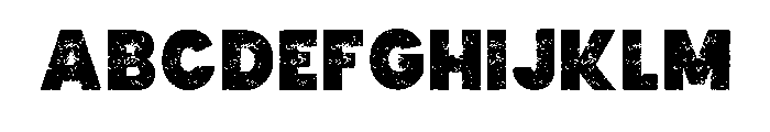 Vintage Round Up Regular Font UPPERCASE