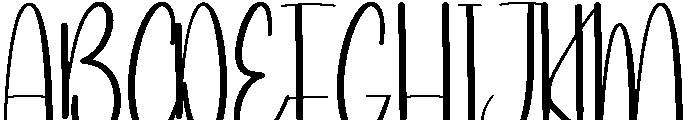 Vintage Rulles Font UPPERCASE