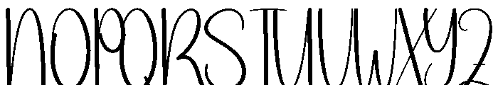 Vintage Rulles Font UPPERCASE