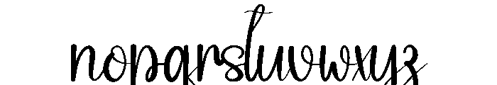 Vintage Rulles Font LOWERCASE