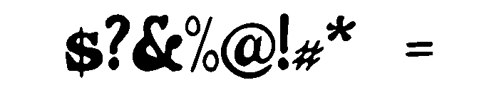 Vintage_Scrapbook Font OTHER CHARS