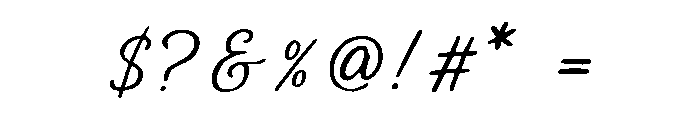 Vintage Serenade Script Font OTHER CHARS