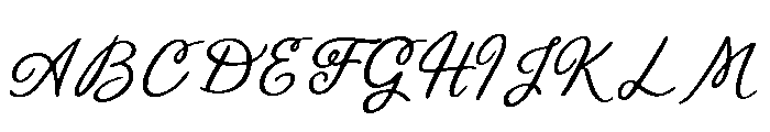 Vintage Serenade Script Font UPPERCASE