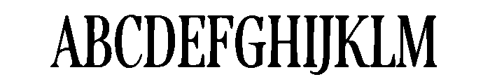 Vintage Serenade Serif Font UPPERCASE