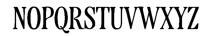 Vintage Serenade Serif Font UPPERCASE