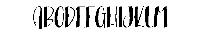 Vintage Simple Font UPPERCASE