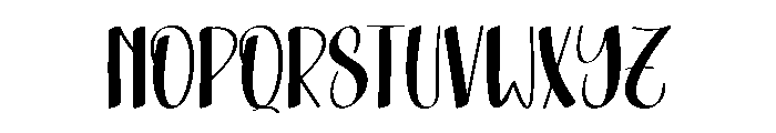 Vintage Simple Font UPPERCASE