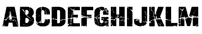 Vintage Small Font UPPERCASE
