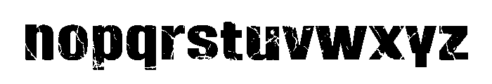 Vintage Small Font LOWERCASE
