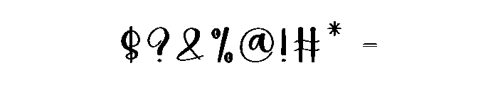 Vintage Snowman Font OTHER CHARS