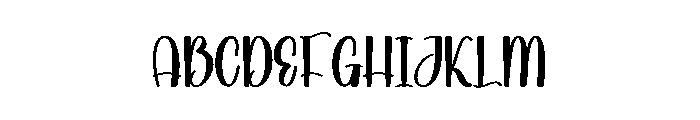 Vintage Snowman Font UPPERCASE