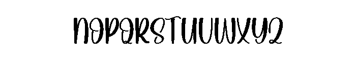 Vintage Snowman Font UPPERCASE