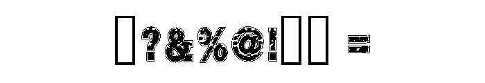 Vintage Soldier Regular Font OTHER CHARS