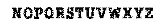 Vintage Soldier Regular Font UPPERCASE