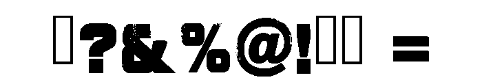 Vintage Speedy Regular Font OTHER CHARS