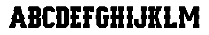 Vintage Sport Regular Font UPPERCASE