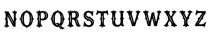 Vintage Spur Regular Font LOWERCASE