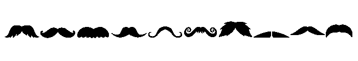 Vintage Stache Font OTHER CHARS
