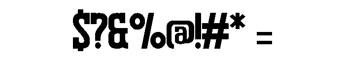 Vintage Strike Regular Font OTHER CHARS