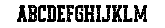 Vintage Strike Regular Font UPPERCASE