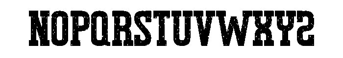 Vintage Strike Regular Font UPPERCASE