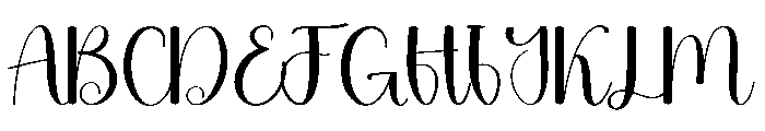 Vintage Stylish Font UPPERCASE