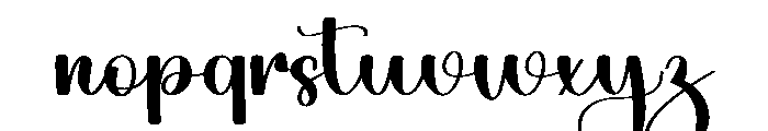 Vintage Stylish Font LOWERCASE