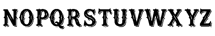 Vintage Super Font UPPERCASE