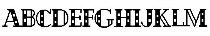 Vintage Theater Font UPPERCASE