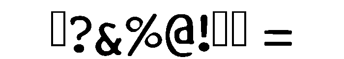 Vintage Typewriter Regular Font OTHER CHARS