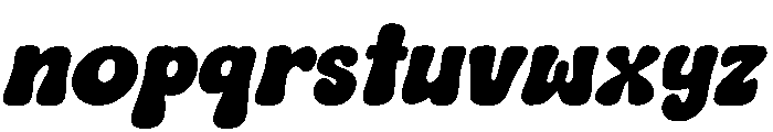 Vintage Valentine Italic Regular Font LOWERCASE