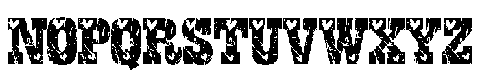 Vintage Valentine Regular Font UPPERCASE