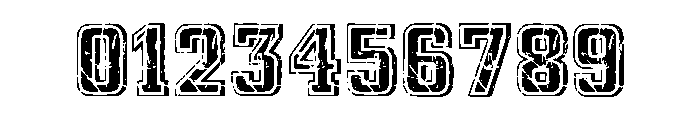 Vintage Varsity Regular Font OTHER CHARS