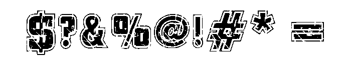 Vintage Varsity Regular Font OTHER CHARS