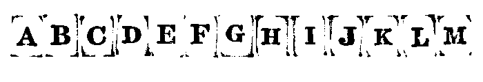 Vintage Wood Blocks By  Regular Font UPPERCASE