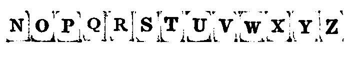 Vintage Wood Blocks By  Regular Font UPPERCASE