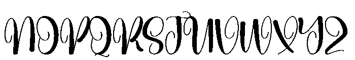 Vintage1 Font UPPERCASE
