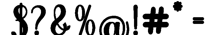 VintageAlphabet-Regular Font OTHER CHARS